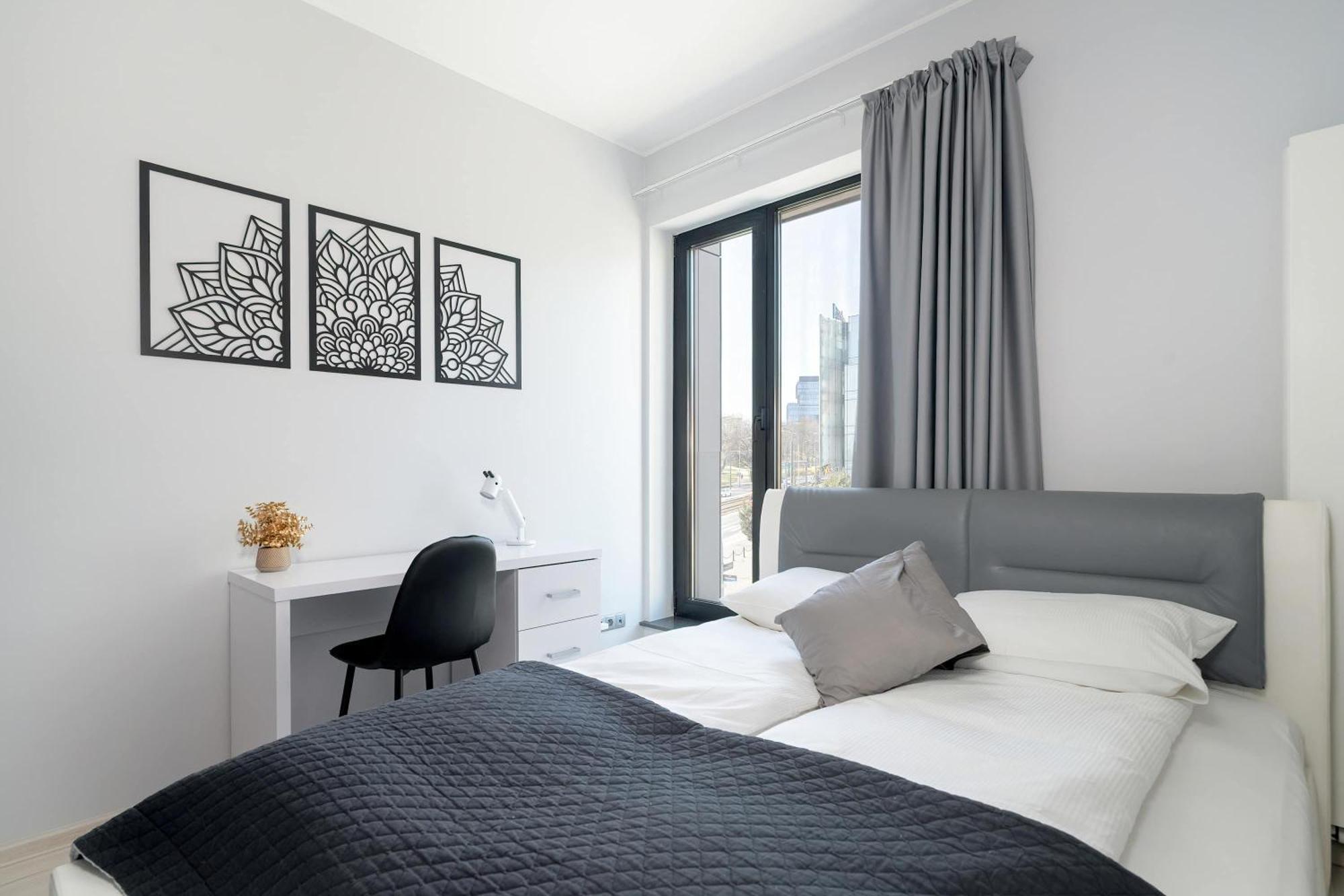 Polwiejska Modern With Ac & Remote Work In Centre By Renters