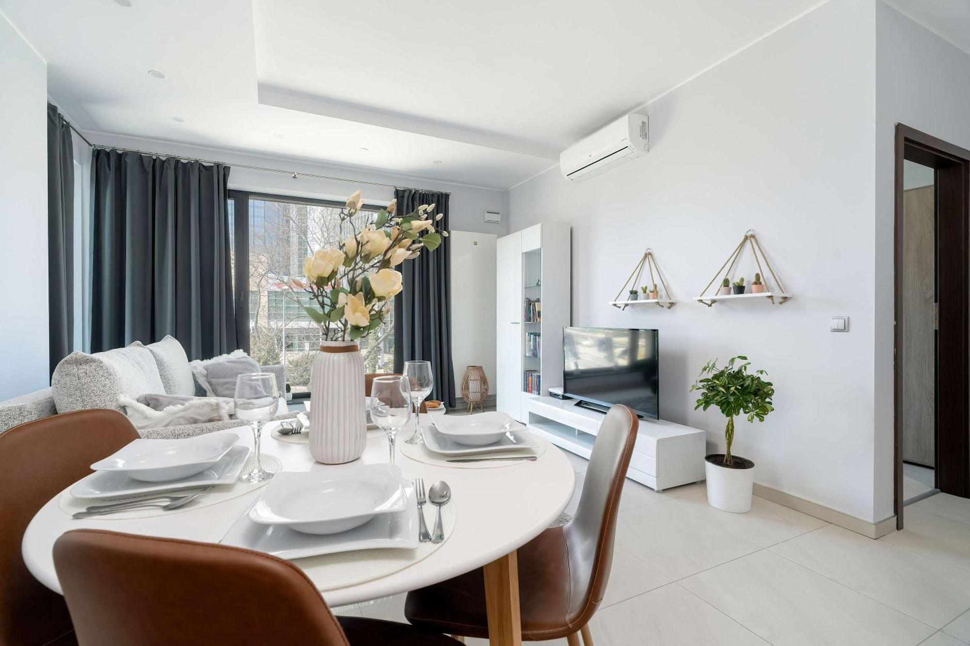 Apartament Polwiejska Modern With Ac & Remote Work In Centre By Renters *