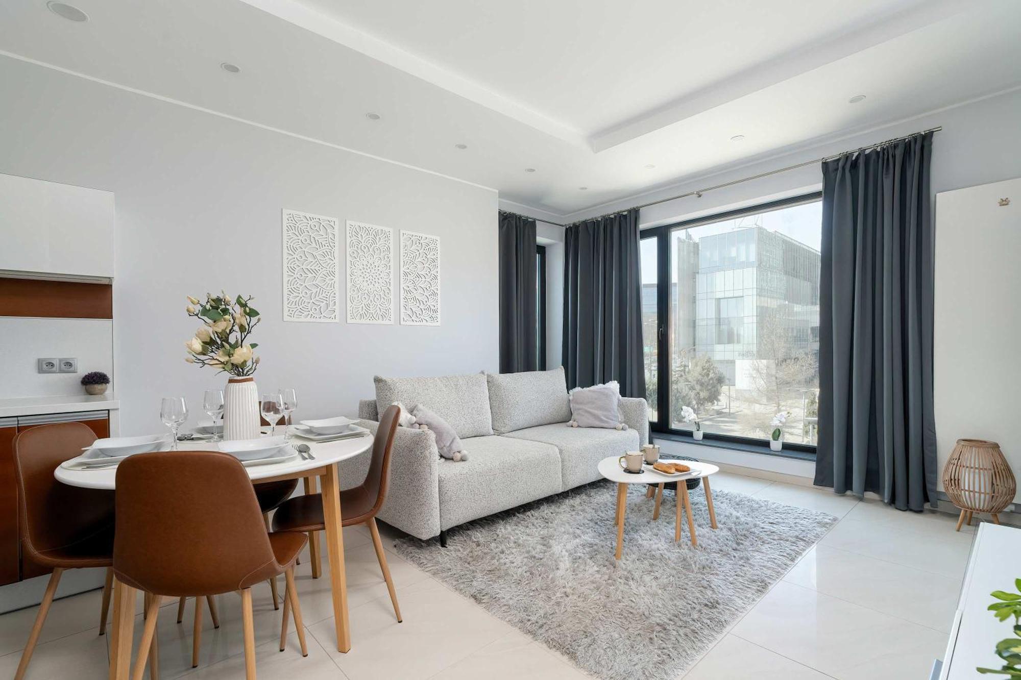 Polwiejska Modern With Ac & Remote Work In Centre By Renters Poznań