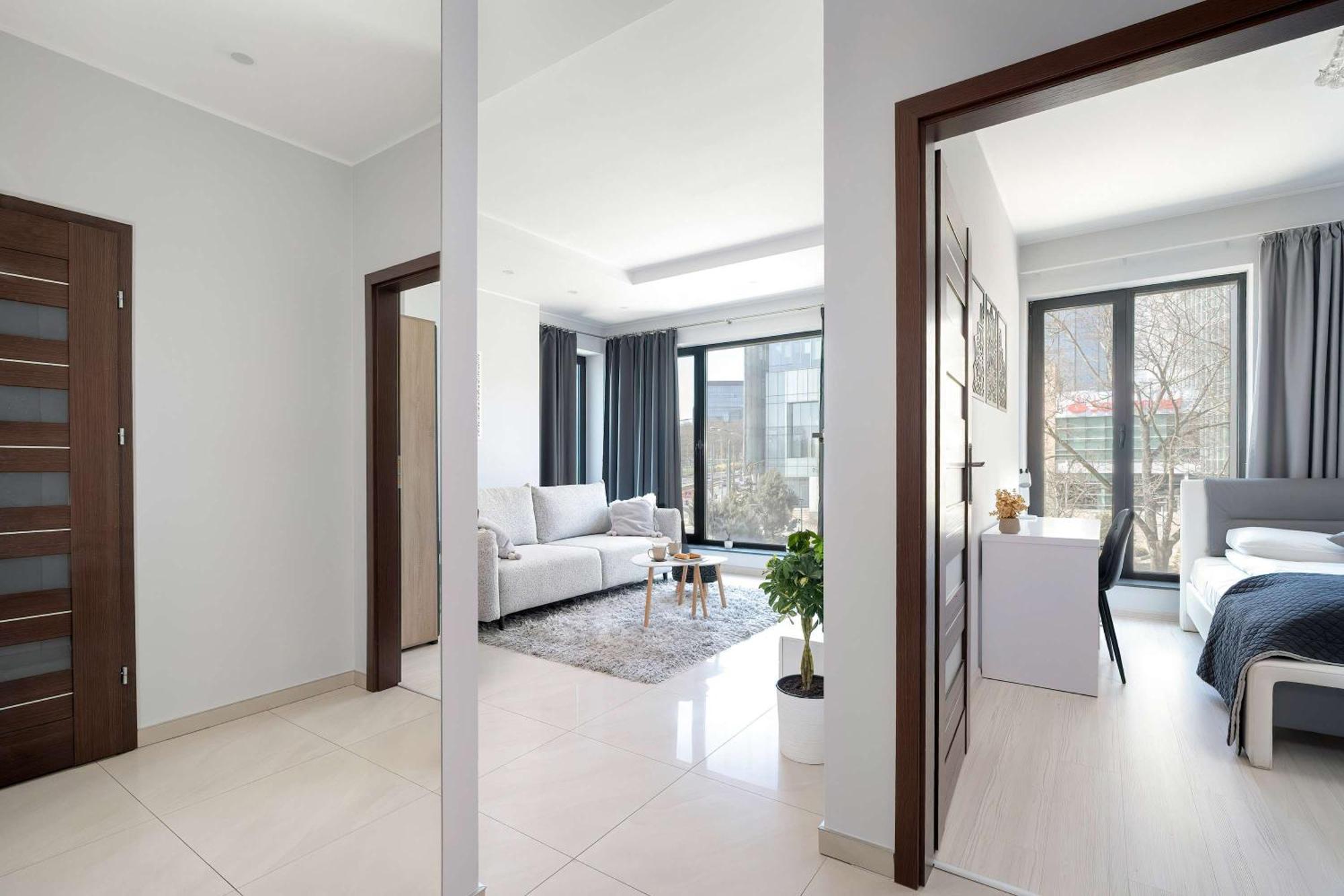 Apartament Polwiejska Modern With Ac & Remote Work In Centre By Renters *